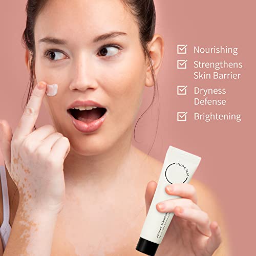 Pure’am - Authentic Barrier Repair Cream, Korean Skin Care, Face Cream For Dry Skin, Hydrating Face Moisturizer With Vegan Ceramide, Day & Night Cream For Women, Vegan Barrier Cream, 2.5 Fl Oz, 75 Ml #TOP3