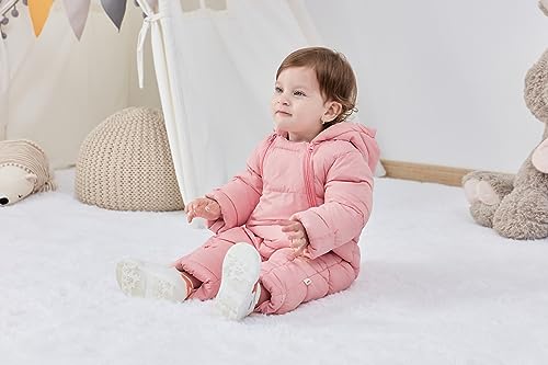 Unifaco Baby Girls Winter Clothes Coats 12-18 Months Girls Infant Snowsuit Toddler Romper Bodysuit For Outdoor Snow Play thumb #3