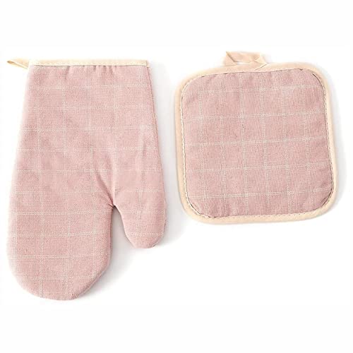 YSDS-JZ Guantes aislados Conjunto Horno Resistente al Calor Grueso microondas de y Anti Scald mits BBQ Cocina Impermeable para el guantelete Accesorios cocinar