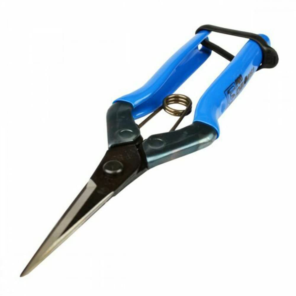 Chikamasa Hydroponic Long Bladed Pruning Scissors Spring Loaded Trimmers Scissors 1-10 Pair (1)