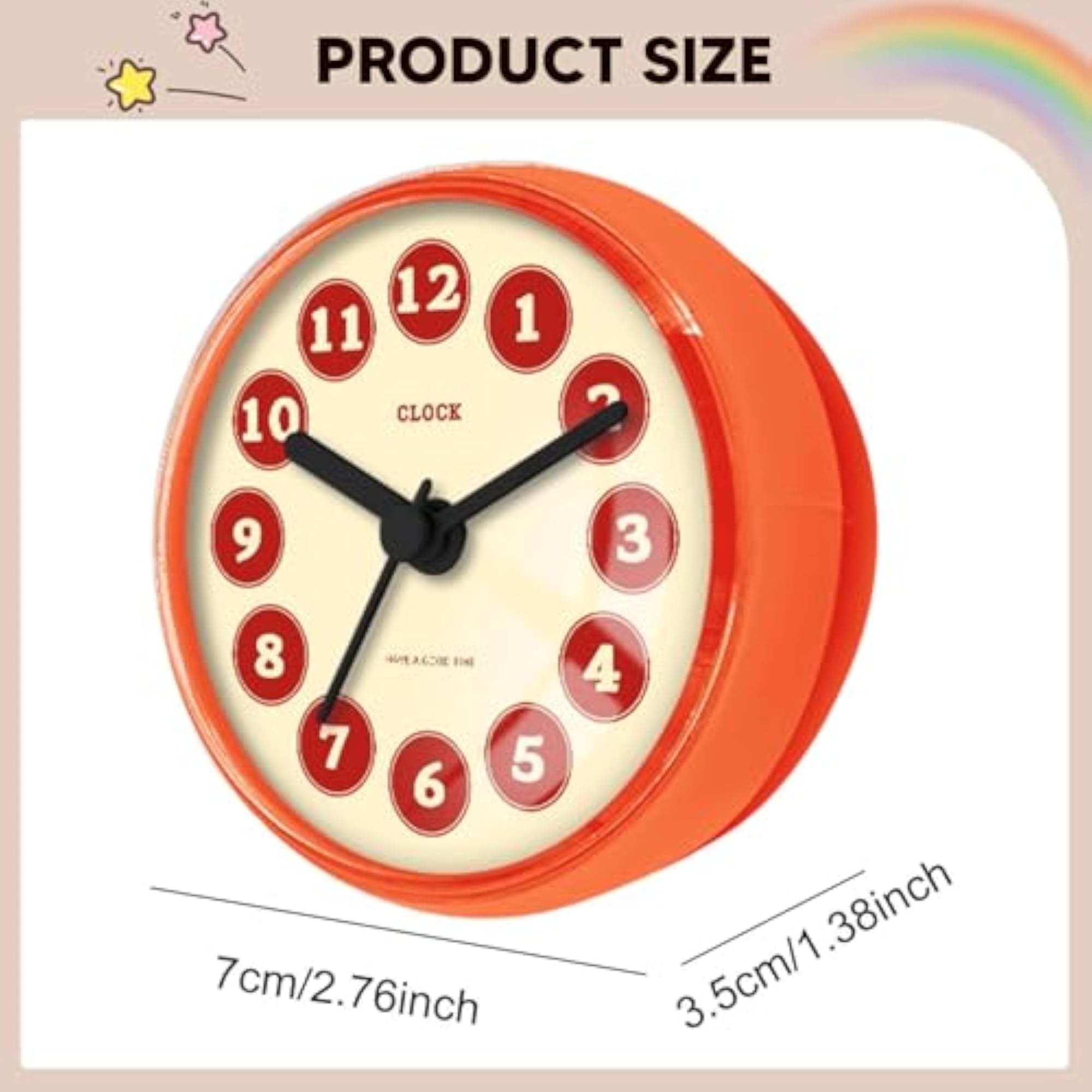 Shower Wall Clock Waterproof Bathroom Shower Clock
