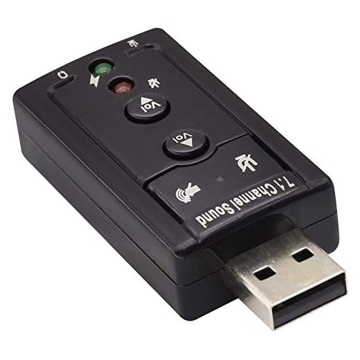 zdyCGTime Hi-Speed USB 2.0 7.1-Channel Virtual USB 3D Stereo Audio Adapter External Sound Card with 3.5 mm Audio and Microphone Ports, Internal Amplifier and Volume Controls