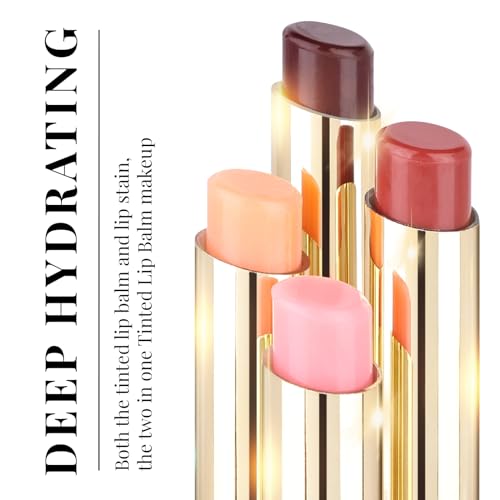 KYDA Tinted Lip Balm, Hydrating Sheer Formula Lip Balm, Natural Glossy Finish, Lasting Moisturising Lip Care Balm for Dry Lips, Pink Candy – Bild 4