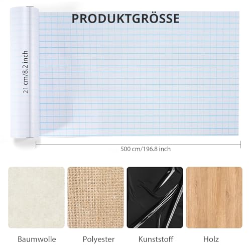 Kratzschutz Katze Tape 5M, Transparent Kratzschutz Sofa Katze Pad Hunde Kratzschutz für Türen Anti Kratz Zuschneidbar Folie für Katzenfür Möbel Couch Tür Wand Kratzabwehr (21cm x 5m)