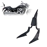 Kinglemc Adjustable Detachable Sissy Bar Luggage Rack Passenger Backrest for Suzuki Boulevard M109 R with Docking Hardware