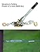 QWORK 2 Ton Dual Gear Power Puller, Automotive Hoist Winch Puller, Heavy Duty Power Cable Come Along Tool with Dual Gears, with 6' Aircraft Cable