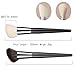Angled Blush Brush,Large Powder Mineral Brush,Foundation Makeup Brush,Powder and Blush Brush for Daily Makeup (Black)