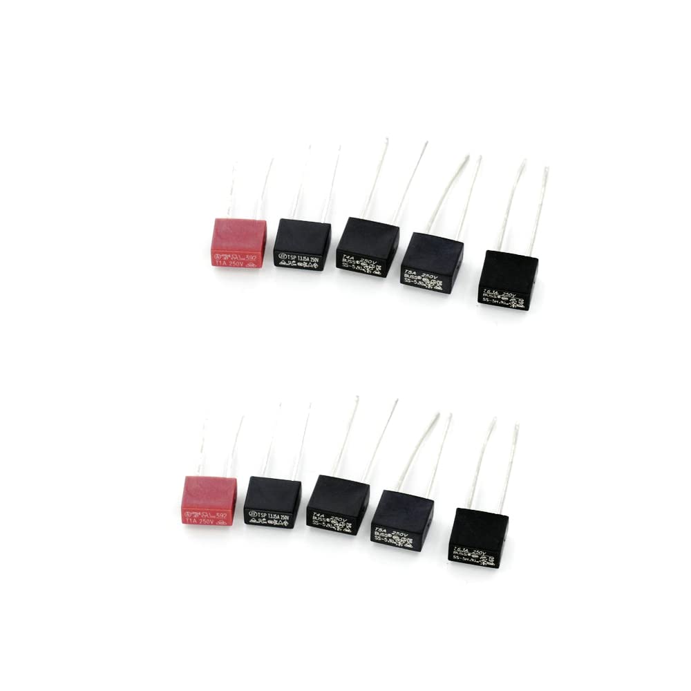 20Pcs Fusible Micro Fusion Lente Miniature Monté Carré, T2.5A