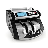Función "BAT" (lote) para detener automáticamente el conteo de facturas una vez que se ha alcanzado la cantidad objetivo establecida.