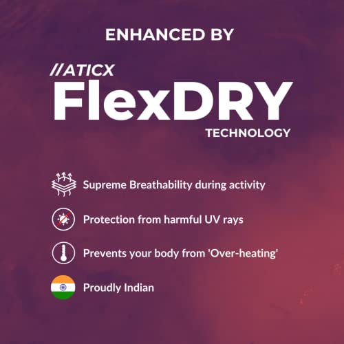 Image of ATICX Men's Slim Fit Polyester Track Pants - 4 Way Stretch Lycra Lower for Sports, Running, Gym with 2 Zip Pockets