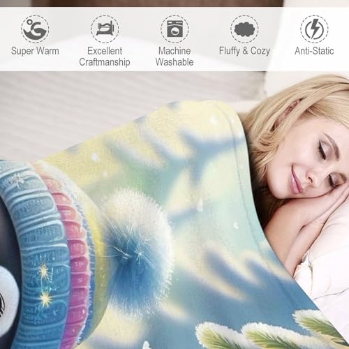 Couverture pingouin mignon couverture duveteuse douce plaid canapé-lit - 4