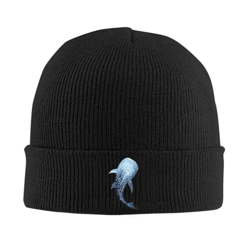 Bonnet en tricot Galaxy Whale Shark unisexe, chapeau d'hiver chaud pour adulte