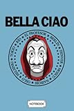  Bella Ciao V2 B49360 Notebook: Diary, Journal, Lined College Ruled Paper, Planner, Matte Finish Cover, 6x9 120 Pages