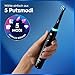 Oral-B iO Series 5 Plus Edition Elektrische Zahnbürste — Electric Toothbrush, Inkl. 3 Aufsteckbürsten, 5 Putzmodi für Zahnpflege, Reise-Etui — Zahnbürste Elektrisch, Designed by Braun, Schwarz