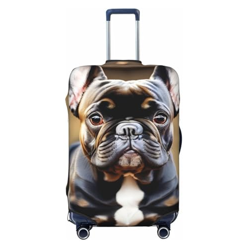 Valise élastique universelle XL noir bagage à main étanche imprimé chien