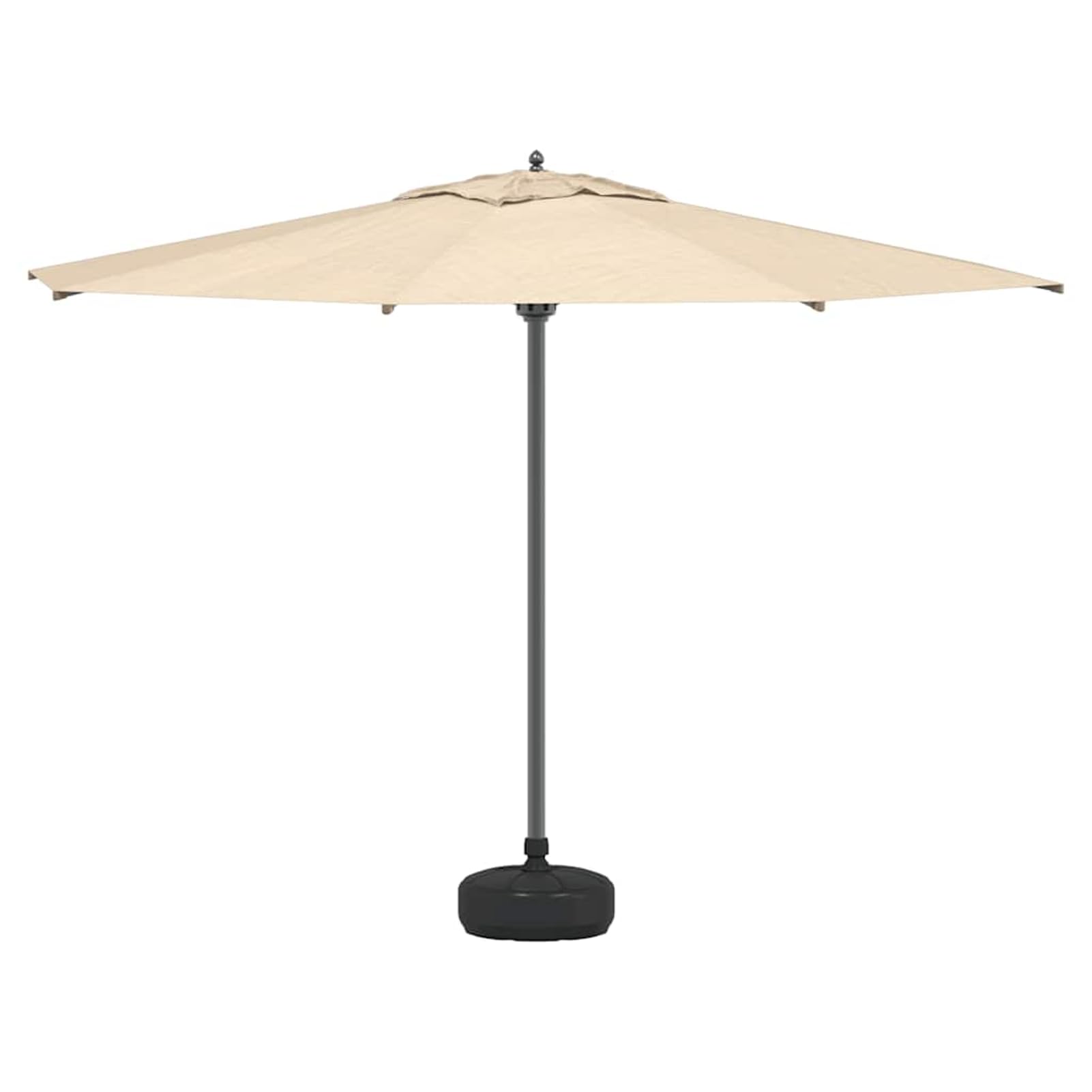 Base de parasol de 15 L – Remplissage d'eau ou de sable facile à remplir et à vider – Poignée intégrée pour plus de stabilité – Idéal pour une utilisation en extérieur, terrasse, pelouse, plage