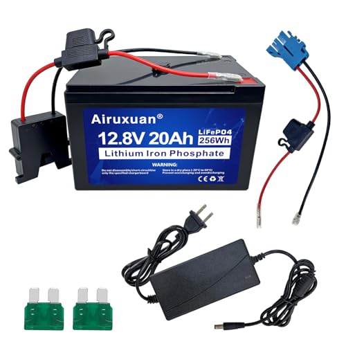 12V 20Ah LiFePO4 Battery 2000+ Deep Cycle Rechargeable Battery with Built-in BMS Perfect for Solar Power Fish Finder Camping RV Marine Power Wheels and Off-Grid Applications