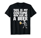 Halloween This Is My Costume Give Me Funny Skeleton Dad Men T-Shirt