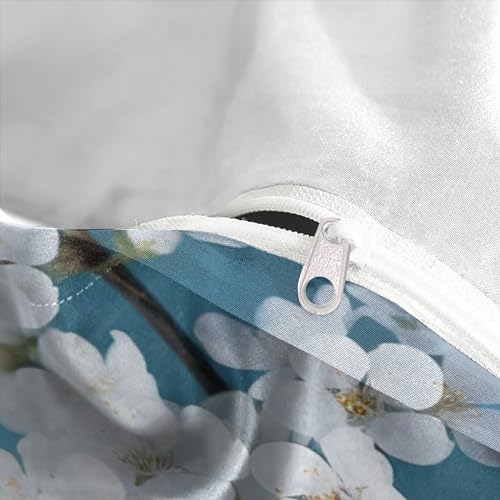 Housses de couettes microfibre anti-plis lit simple 135x200cm - 8