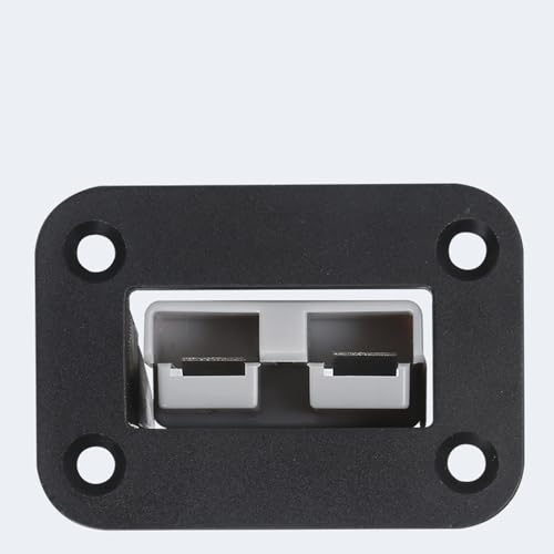 120A Unterputz Einbaurahmen mit Abdeckung, Kompatibel mit Anderson Steckverbinder inkl, Anderson-Stecker Unterputz Einbaurahmen, für Auto Wohnmobil Wohnwagen Motorrad Boot Solaranlagen