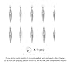Whalrace PMU Needles, 10 PCS 3FP/3F Safe and Disposable Microblading Needles, PMU Needles 3FP for Shading Eyebrows, Eyeliners, Tattoo, Lip Tinting