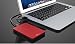 Sonnics 500GB Rojo Disco duro externo portátil de Velocidad de transferencia ultrarrápida...