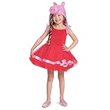 Disguise Peppa Pig Tutu Costume for Kids, Official Peppa Pig Dress with Headpiece Accessory, Child Size (2T)