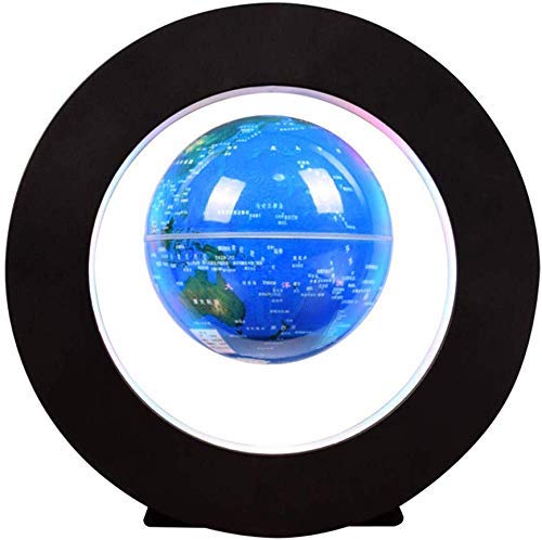 SILOLA Globo Flotante de levitación magnética de 3    en Forma de mapamundi con Interruptor