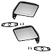 Driver and Passenger Manual Side View Mirrors Paddle Type Replacement for Ford Pickup Truck SUV E5TZ 17682 D E5TZ 17682 C AutoAndArt