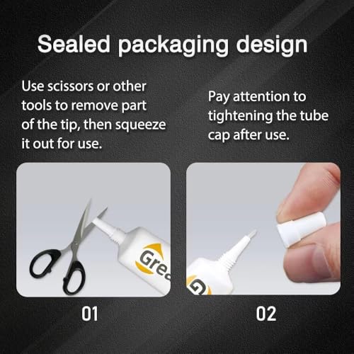 YUYUEMI 2 Stück 3D-Druckerteile-Getriebefett Schmierfett für Führungsschienen für Bambu Lab X1C/A1/A1 Mini/P1S/P1P/K1/K1 Max 3D-Druckerzubehör