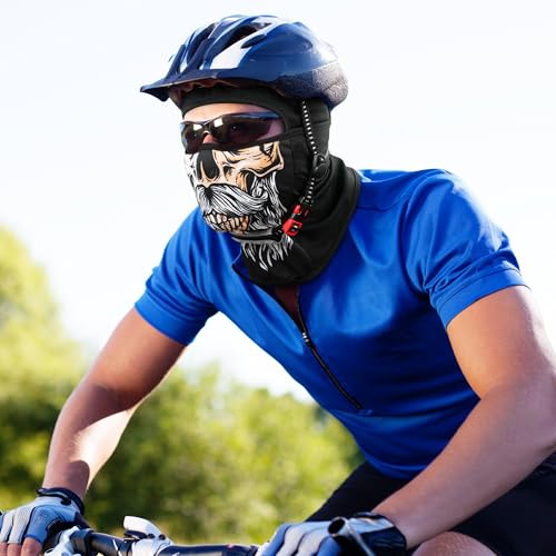 image for Botack Skull Balaclava Face Mask Sun UV Protection Breathable Full Hea