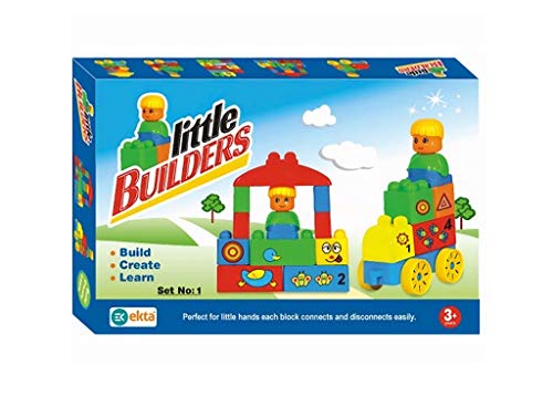 EKTA-Little Builders Set 1 (Building Blocks),Multi