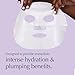 EXUVIANCE Pick-Me-Up Plumping Mask with Pure Hyaluronic Acid and Caffeine for Instant Plumping Hydration - Reveal Smooth, Supple and Luminous Skin, For All Skin Types - Single Use Sheet Mask, 0.7 oz