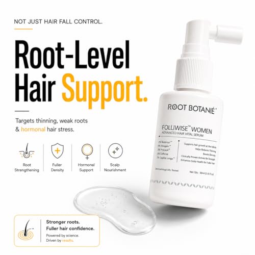 Image of Folliwise Women Hair Vital Serum | Anti-Hair Fall & Hair Growth Support | Redensyl, Procapil, Capilia Longa, Anagain, Exosomes, Caffein | Strengthens Roots, Boosts Density & Reduces Breakage - 30ml