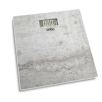 Sinbo SBS-4451 Banyo Baskülü, Dijital Cam Mermer Renk