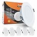 Lot de 6 Spots Led Encastrable Extra Plat ALUSSO Spot Encastré Led Blanc Chaud 3000K Plafonnier Encastré 6W 450LM 230V pour Salon Cuisine Chambre Bureau