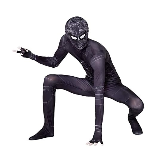 Barn Spiderman-kostymer Barn Stealth-dräkt Sammanfogad 3D-utskrift Fancy Dress Onesies Performance Superhjälte Body Utklädnad Kostym Lycra Masker Kläder,A-Adult S(155~165cm)