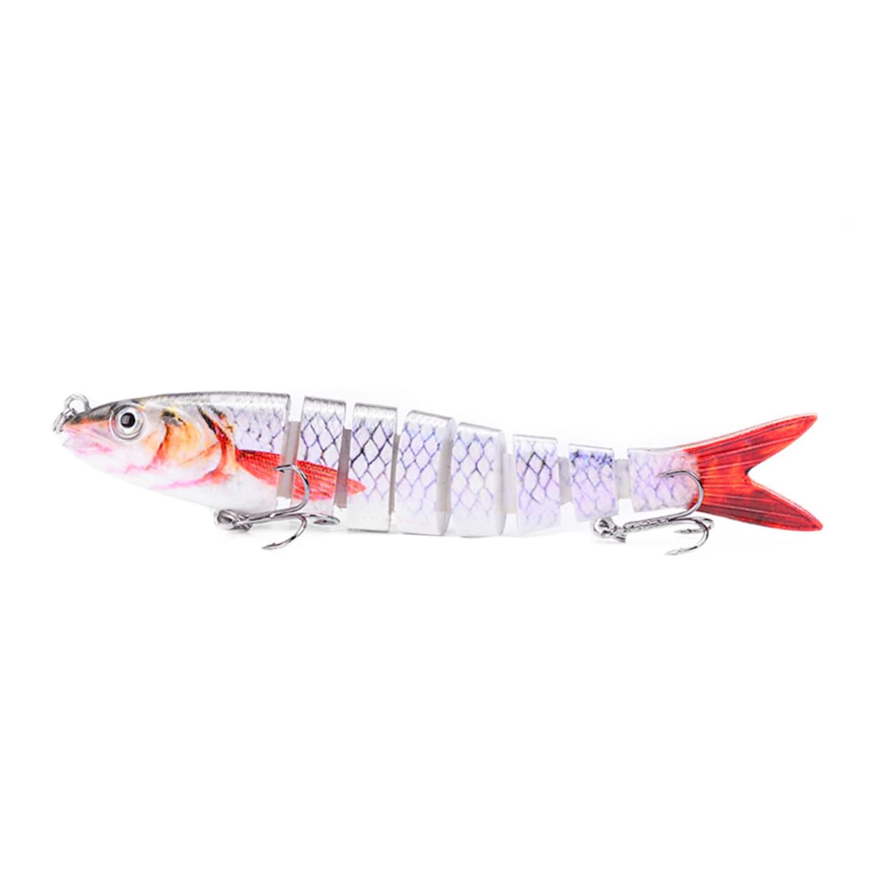 Milisten 3pièces Leurre De Multi-séquence Flottant Plastique Appâts Artificiels Réalistes pour Mer Profonde Conception De Poisson Vividement Détails
