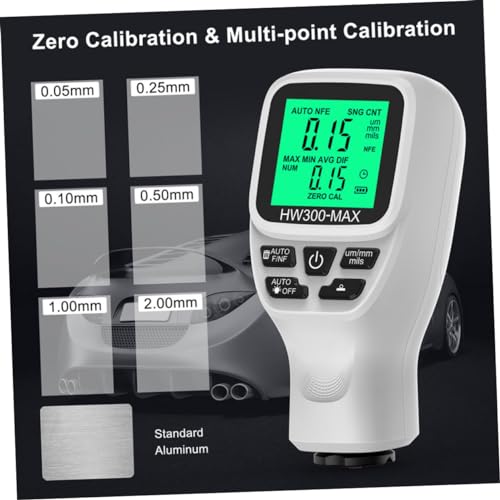 Medidor Digital de Grosor de Pintura para Recubrimientos Automotrices, Medidor Preciso con Retroiluminación miniatura 6