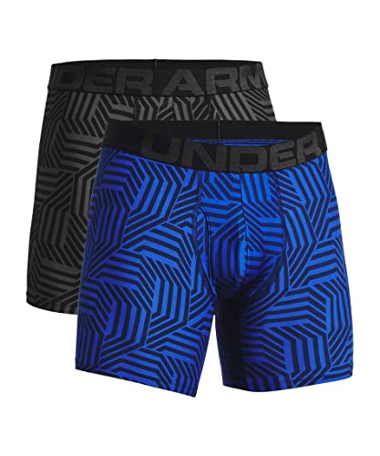 Image of Under Armour mens Multi-pack Performance Tech Boxerjock Brief, 6 inch Inseam, All-day Comfort & Soft