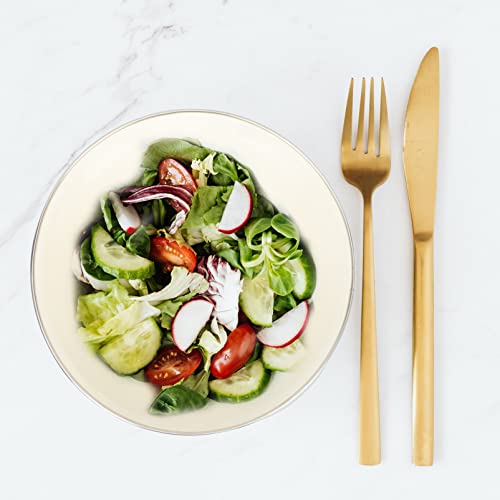Upkoch 2Pcs Enamel Mixing Bowl Salad Bowl Retro Noodle Bowl Kitchen Food Storage Organizers Baking Serving Bowl Soup Bowl For Home 18X7Cm #TOP6