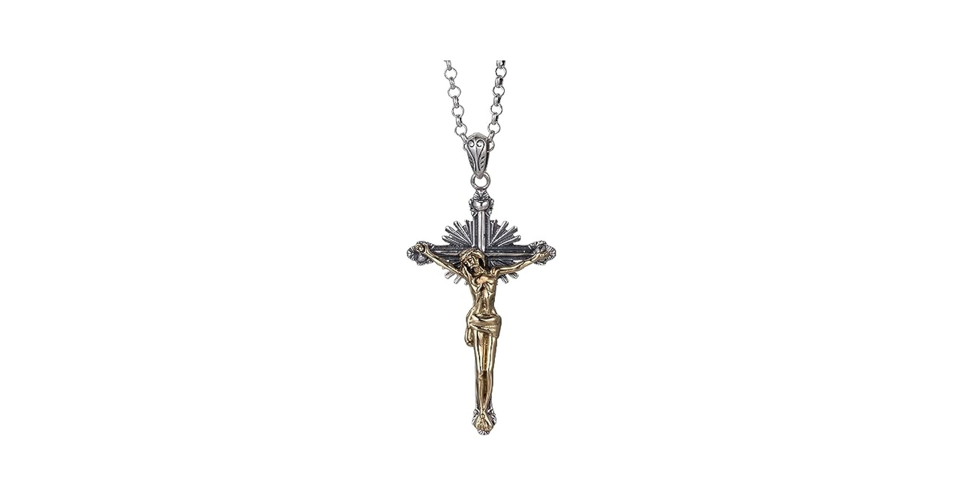 アクセサリー vintage silver925 Jesus cross necklace 925 Sterling Silver Vintage Jesus Crucufix Cross Pendant | eBay