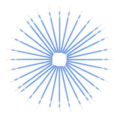 SMASOLO 100個 使いやすい使い捨て 用塗ブラシ 軽量コンパクトで携帯便利 歯の隅々まで届く柔軟なブラシヘッド付き 口腔ケアやホワイトニン