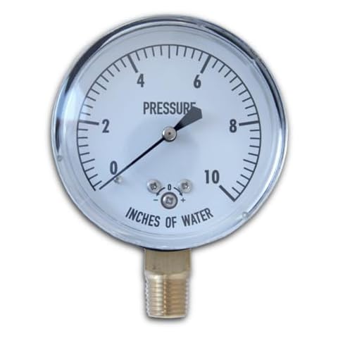 Kodiak Controls KC25-10# Low Pressure Gauge 10 PSI Cover