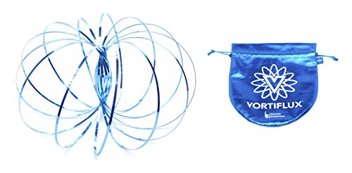 Vortiflux Flow Ring Kinetic Spring Toy - Electric Blue