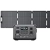 BLUETTI Portable Power Station AC2A with 200W Solar Panel, 204Wh LiFePO4 Battery Backup w/ 2 300W (600W Power Lifting) AC Outlets, Recharge to 80% in 40 Min., Solar Generator for Outdoor Camping