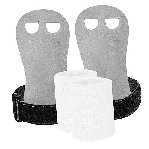 Happyyami Elastic Gymnastics Hand Grips for Boys and Girls Wrist Straps Weightlifting Gymnastics Grips Wristbands Set Palm Protect