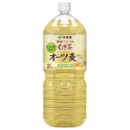 伊藤園 健康ミネラルむぎ茶 オーツ麦ブレンド 2Lペットボトル×6本入