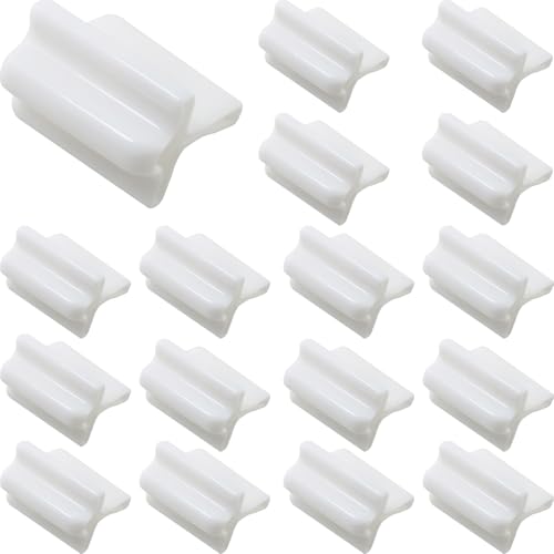 WHYHKJ 25PCS White Safety T Pillar Covers Fence Post Caps 4.5x5cm Vinyl for Horse Stables Farms Outdoor Sports Fences