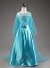 New front Niñas Vestido de Princesa Elsa Elegante Disfraz de Reina Frozen...